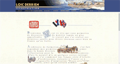 Desktop Screenshot of loicderrien-illustration.com