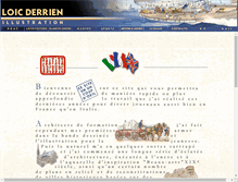 Tablet Screenshot of loicderrien-illustration.com